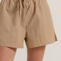 Anorak Side Slit Workout Shorts