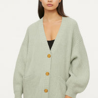 Button Down Knit Cardigan